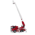 Scania super 560r pompiers avec �chelle pivotante, pompe � eau et module light & sound rouge