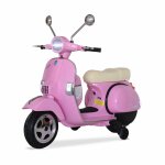 Scooter lectrique enfant vespa 1 place 12v vespa lectrique rose