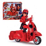 Scooter miraculous switch'n go + poup�e articul�e ladybug rouge