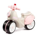 Scooter strada  roues silencieuses crme et rose