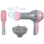 S�che - cheveux braun gris et rose