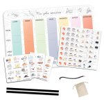 Semainier ma jolie semaine avec 36 magnets activits supp