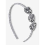 Serre - t�te coeurs � sequins fille argent