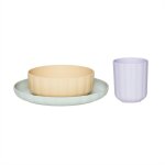 Service de table pale mint vanilla lavender