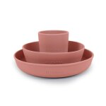 Service de table en silicone rose