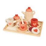 Service � th� en bois avec accessoires jeu de d�nette pour enfants multicolor