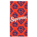 Serviette de bain et de plage imprimée 100% coton, superman rise rouge Serviette de bain et de plage imprimée 100% coton, superman rise rouge