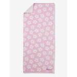 Serviette de bain / plage personnalisable, avec coton recycl� mauve