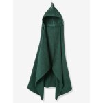 Serviette � capuche en coton vert anglais