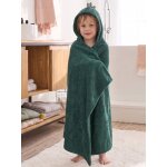 Serviette � capuche en coton vert anglais