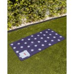 Serviette de plage enfant microfibre bleu