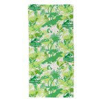 Serviette de plage jurassic world jungle polyester vert