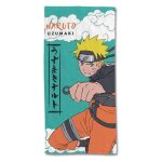 Serviette de plage naruto uzumaki coton bleu