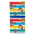 Serviette de plage team pat patrouille polyester blanc