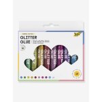 Set de 10 stylos colle paillet�e folia multicolore