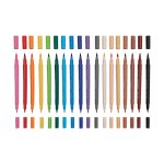 Set de 18 marqueurs double pointe color together 12 couleurs multicolor