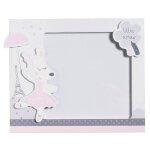 Set de 2 cadres photos enfant en bois - lilibelle gris