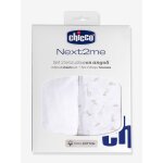 Set 2 draps housse next2me chicco blanc