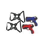 Set de 2 laser tag avec harnais noir