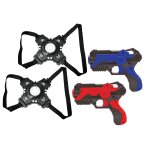 Set de 2 laser tag avec harnais noir
