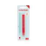 Set de 2 recharges pour stylo À encre gel - lovely friends rouge Set de 2 recharges pour stylo À encre gel - lovely friends rouge