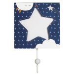 Set 3 pat�res en bois - merlin bleu