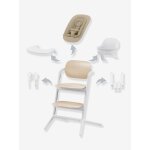 Set 4 - en - 1 chaise haute �volutive avec transat cybex lemo 2 sand white