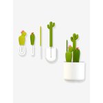 Set de 4 brosses cactus - boon blanc Set de 4 brosses cactus - boon blanc