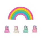 Set de 5 gommes parfumes licornes multicolor