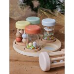 Set de 5 hochets musicaux en bois fsc® bois Set de 5 hochets musicaux en bois fsc® bois
