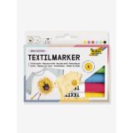 Set de 6 marqueurs textiles basic folia multicolore