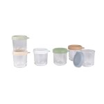 Set de 6 portions en verre 250 ml multicolore