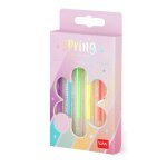 Set de 6 stylos � encre gel pastel - spring is in the air multicolore