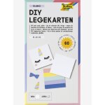 Set 60 cartes m�mo diy blanko folia multicolore