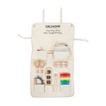 Set de 8 instruments de musique pour enfant + organisateur blanc