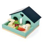 Set animal de familier lapin pour maison de poup�e multicolor