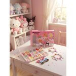 Set bijoux - perles - hello kitty and friends plus de 1000 pi�ces multicolore
