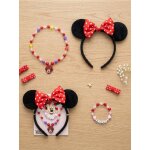 Set bijoux et serre - t�te minnie 4 pi�ces multicolore