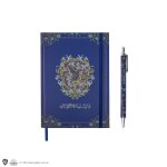 Set carnet et stylo deluxe monde magique de serdaigle - harry potter bleu