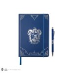 Set carnet et stylo deluxe serdaigle - harry potter bleu