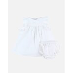 Set cérémonie robe + bloomer blanc Set cérémonie robe + bloomer blanc