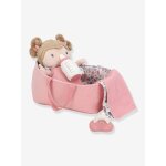Set couffin et poupon b�b� rosa rose