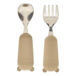 Set de couverts pour enfant - yum beige