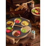 Set crêpes party en bois fsc® gris Set crêpes party en bois fsc® gris