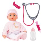 Set de doctuer avec poupée bébé avec son 33cm multicolore Set de doctuer avec poupée bébé avec son 33cm multicolore