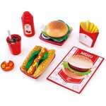 Set fast - food jouet de cuisine multicolore multicolore