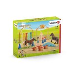 Set de figurines - entra�nement d'agility pour poney multicolore