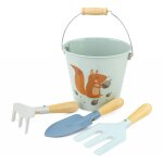 Set de jardinage cureuil bleu