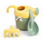 Set de jardinage re:line arrosoir, pelle et rteau en plastique recycl green; yellow