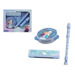 Set musical la reine des neiges - tambourin, fl�te & harmonica bleu